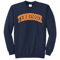 Tennessee Classic Font State Name Design Tall Sweatshirt