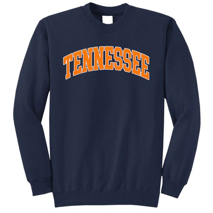 Tennessee Classic Font State Name Design Tall Sweatshirt