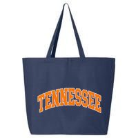 Tennessee Classic Font State Name Design 25L Jumbo Tote