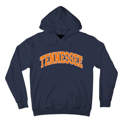 Tennessee Classic Font State Name Design Tall Hoodie