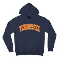 Tennessee Classic Font State Name Design Tall Hoodie