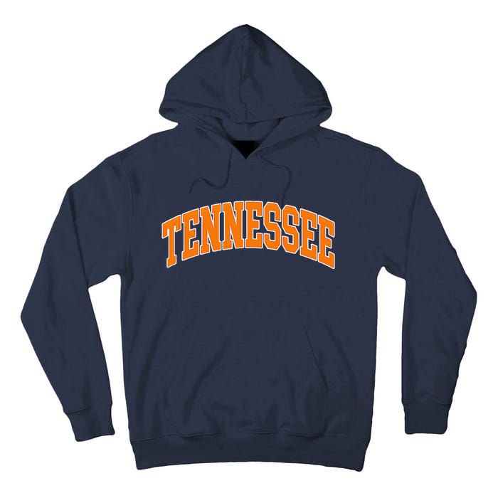 Tennessee Classic Font State Name Design Tall Hoodie