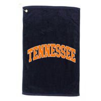 Tennessee Classic Font State Name Design Golf Towel