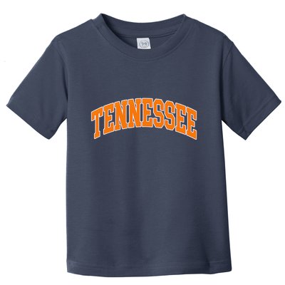 Tennessee Classic Font State Name Design Toddler T-Shirt