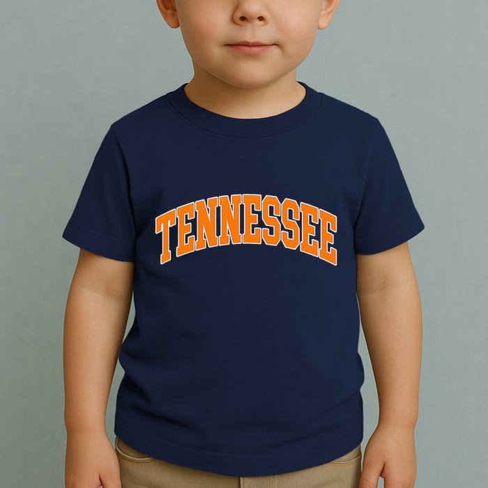 Tennessee Classic Font State Name Design Toddler T-Shirt