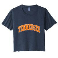 Tennessee Classic Font State Name Design Crop Top