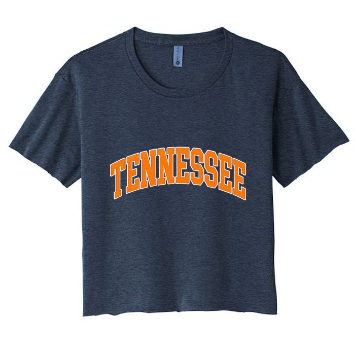 Tennessee Classic Font State Name Design Crop Top