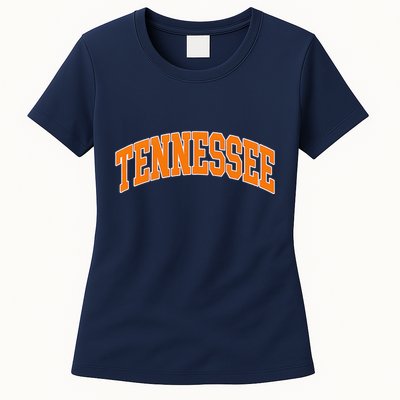 Tennessee Classic Font State Name Design Womens T-Shirt