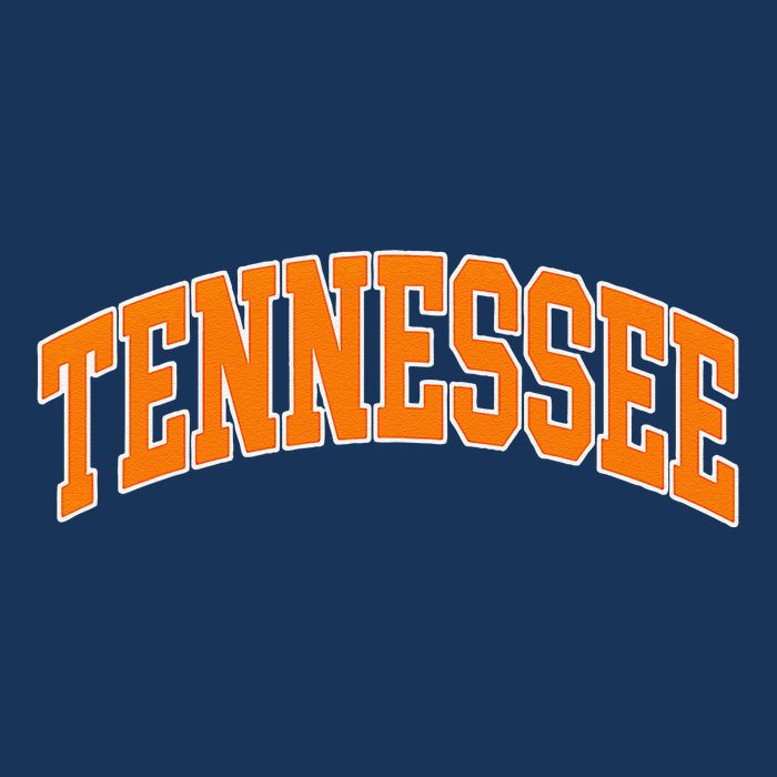 Tennessee Classic Font State Name Design Short Acrylic Beanie