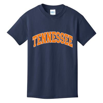 Tennessee Classic Font State Name Design Kids T-Shirt