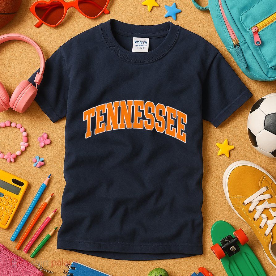 Tennessee Classic Font State Name Design Kids T-Shirt