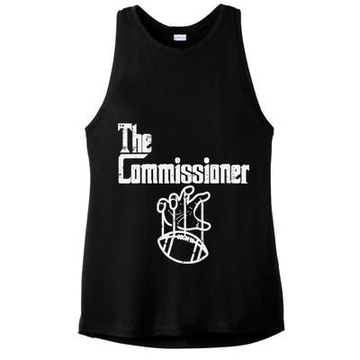 The Commissioner Fantasy Football Commish FFL Ladies PosiCharge Tri-Blend Wicking Tank