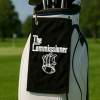 The Commissioner Fantasy Football Commish FFL Golf Towel