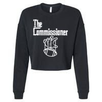 The Commissioner Fantasy Football Commish FFL Cropped Pullover Crew