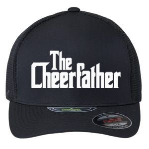 The Cheerfather Fathers Day Cheerleader Flexfit Unipanel Trucker Cap