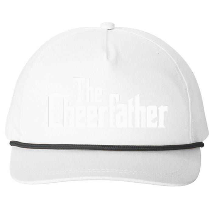 The Cheerfather Fathers Day Cheerleader Snapback Five-Panel Rope Hat