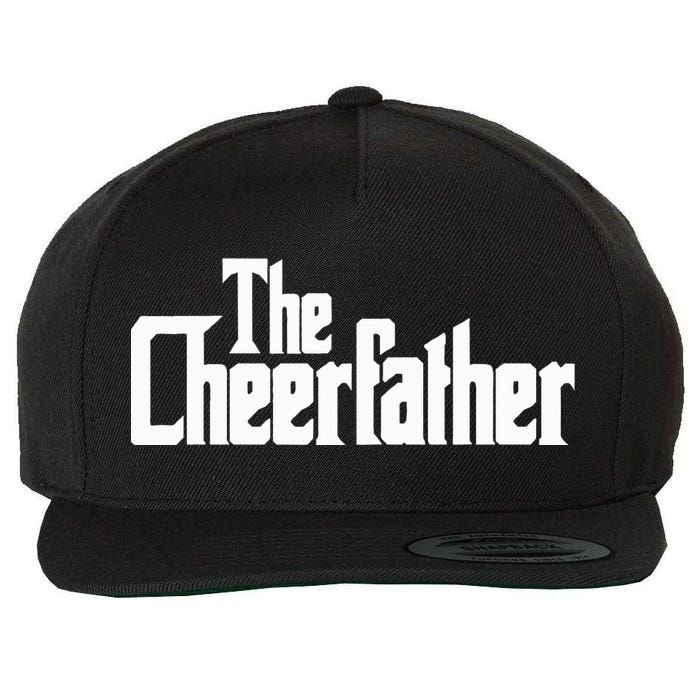 The Cheerfather Fathers Day Cheerleader Wool Snapback Cap