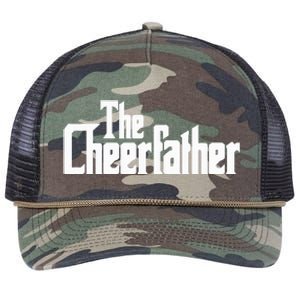 The Cheerfather Fathers Day Cheerleader Retro Rope Trucker Hat Cap