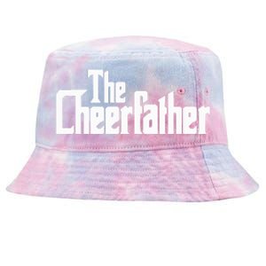 The Cheerfather Fathers Day Cheerleader Tie-Dyed Bucket Hat