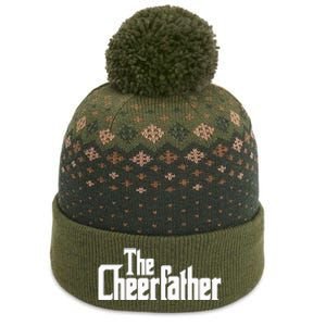 The Cheerfather Fathers Day Cheerleader The Baniff Cuffed Pom Beanie