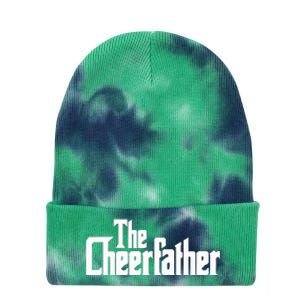 The Cheerfather Fathers Day Cheerleader Tie Dye 12in Knit Beanie