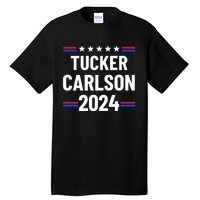 Tucker Carlson For President 2024 Tall T-Shirt