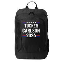 Tucker Carlson For President 2024 City Backpack