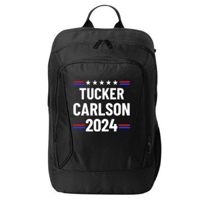 Tucker Carlson For President 2024 City Backpack