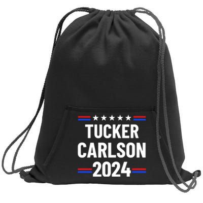 Tucker Carlson For President 2024 Sweatshirt Cinch Pack Bag