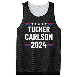 Tucker Carlson For President 2024 Mesh Reversible Basketball Jersey Tank