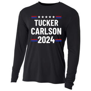 Tucker Carlson For President 2024 Cooling Performance Long Sleeve Crew