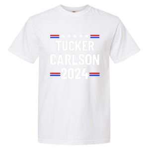 Tucker Carlson For President 2024 Garment-Dyed Heavyweight T-Shirt