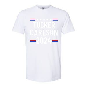 Tucker Carlson For President 2024 Softstyle CVC T-Shirt