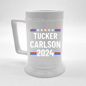 Tucker Carlson For President 2024 Beer Stein