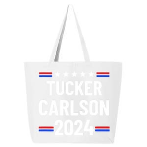 Tucker Carlson For President 2024 25L Jumbo Tote