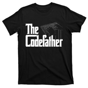 The Code Father Funny Computer Coder Dad Programmer T-Shirt