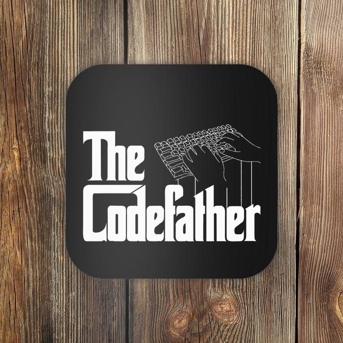 The Code Father Funny Computer Coder Dad Programmer Coaster