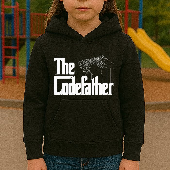 The Code Father Funny Computer Coder Dad Programmer Kids Hoodie