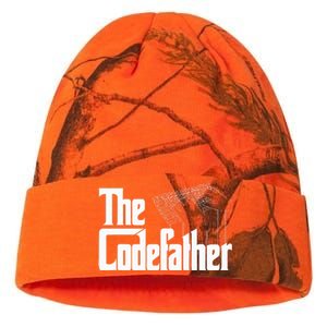 The Code Father Funny Computer Coder Dad Programmer Kati Licensed 12" Camo Beanie