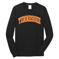 Tennessee Classic Font State Name Long Sleeve Shirt