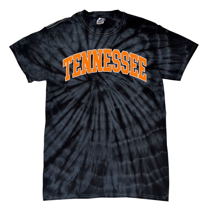 Tennessee Classic Font State Name Tie-Dye T-Shirt