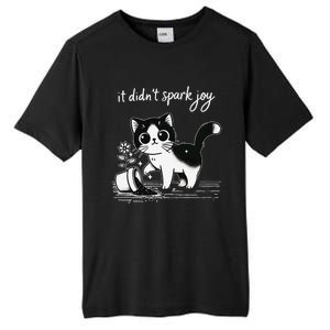 Tuxedo Cat Funny Meme Saying Quotation Spark Joy Tall Fusion ChromaSoft Performance T-Shirt