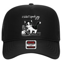 Tuxedo Cat Funny Meme Saying Quotation Spark Joy Trucker Hat