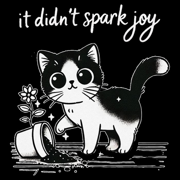 Tuxedo Cat Funny Meme Saying Quotation Spark Joy Wool Snapback Cap