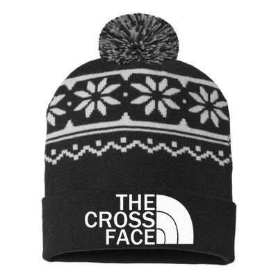 The Cross Face Wrestling USA-Made Snowflake Beanie