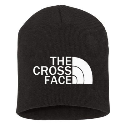 The Cross Face Wrestling Short Acrylic Beanie