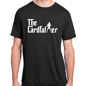 The Cardfather Funny Football Card Collector Trading Cards Adult ChromaSoft Performance T-Shirt