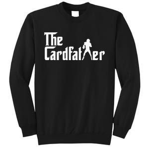 The Cardfather Funny Football Card Collector Trading Cards Tall Sweatshirt