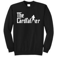 The Cardfather Funny Football Card Collector Trading Cards Tall Sweatshirt