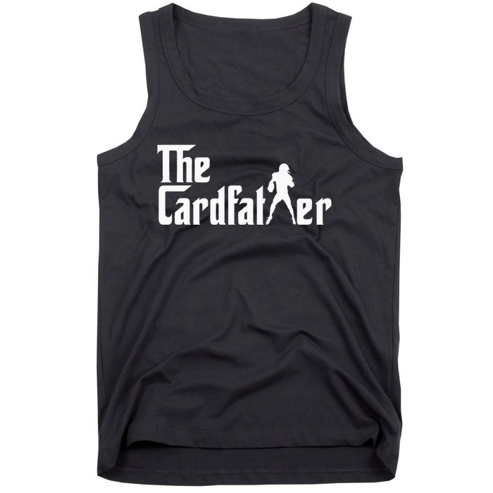 The Cardfather Funny Football Card Collector Trading Cards Tank Top